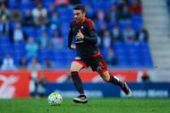 BARCELONA, SPAIN - APRIL 19:  Iago Aspas of RC Celta de Vigo runs with the ball during the La Liga match between Real CD Espanyol and Celta Vigo at Cornella-El Prat Stadium on April 19, 2016 in Barcelona, Spain.  (Photo by David Ramos/Getty Images)